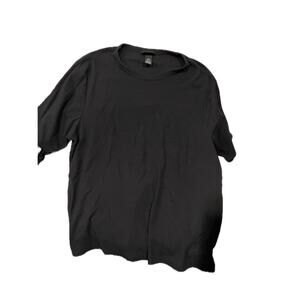 H&M Slim Fit Black T-Shirt Mens XL